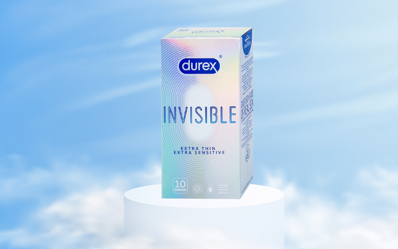 Bao-cao-su-Durex-Invisible-Extra-Thin-Extra-Sensitive-chinh-hang-tai-Nha-thuoc-24h-Medigo