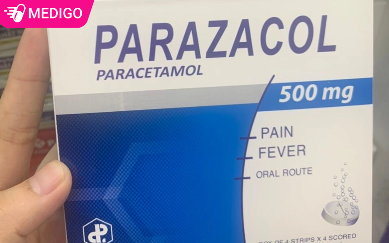 Thuốc giảm đau Parazacol 500mg là gì? Công dụng, liều dùng và lưu ý khi sử dụng