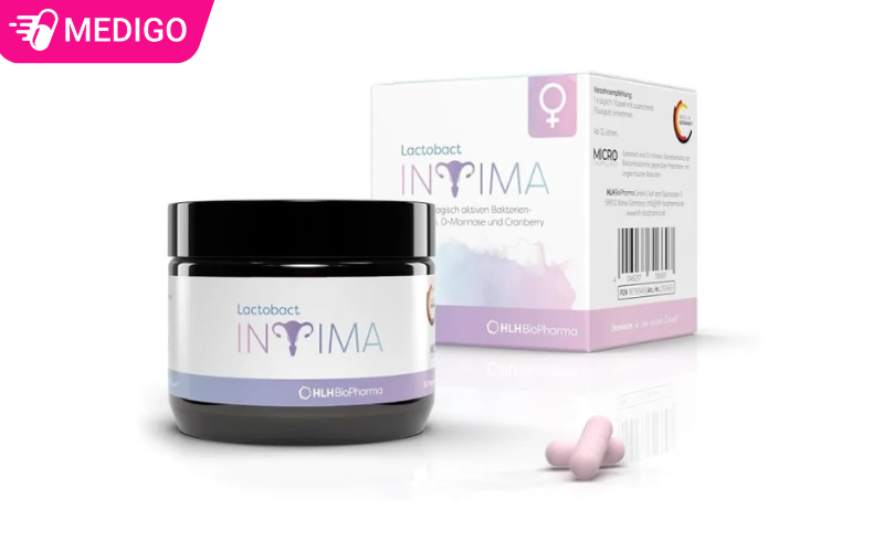 Men vi sinh phụ nữ Lactobact Intima: Hỗ trợ cân bằng hệ vi sinh âm đạo