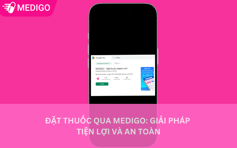 Đặt thuốc nhanh qua app Medigo: Giải pháp tiện lợi, an toàn 