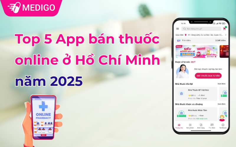Top 5 App bán thuốc online ở Hồ Chí Minh năm 2025