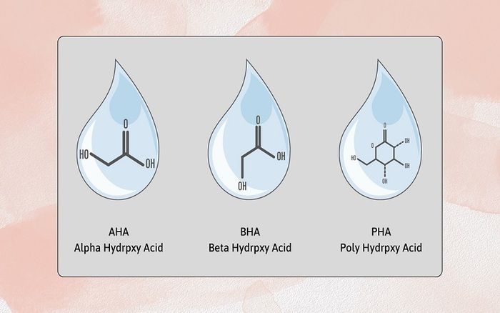 So sánh AHA, BHA và PHA trong chăm sóc da