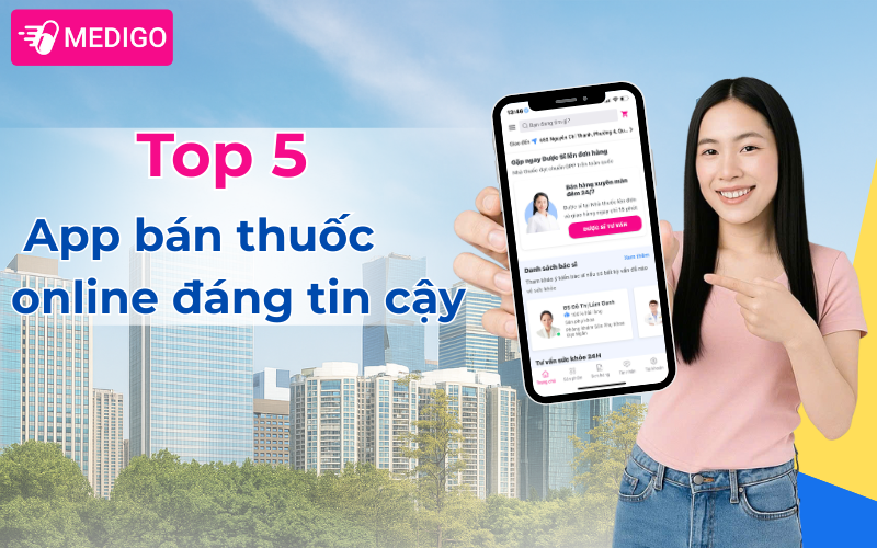 Top 5 ứng dụng bán thuốc online đáng tin cậy nhất hiện nay