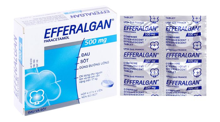 bà bầu uống efferalgan 500mg được không