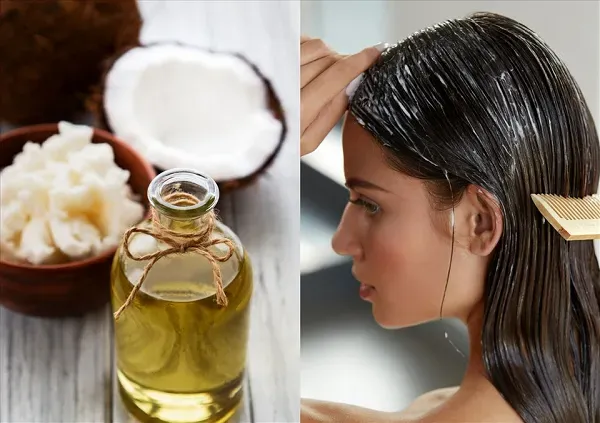 Dầu dừa nguyên chất Organic Vietcoco dưỡng tóc da massage mặt body  chống rạn da bụng bầu chai 500ml Tinh Dầu 100