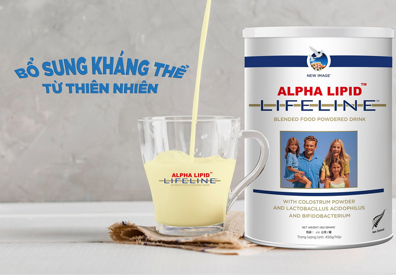 Cách pha sữa non Alpha Lipid Lifeline