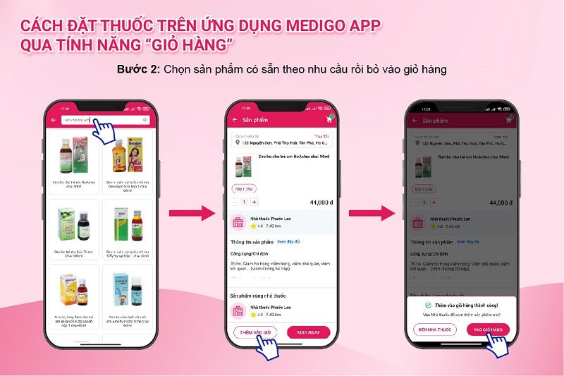 Hướng dẫn mua thuốc online