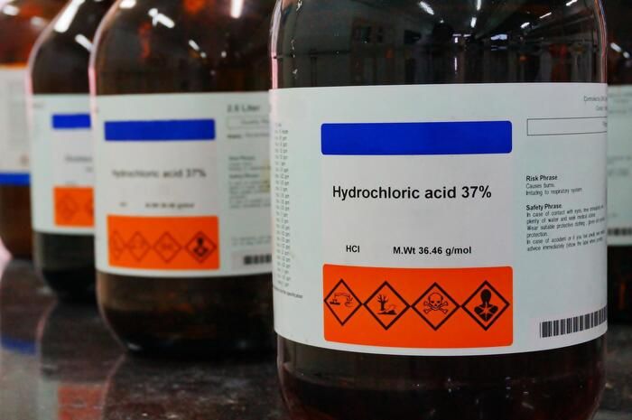 hydrochloric acid