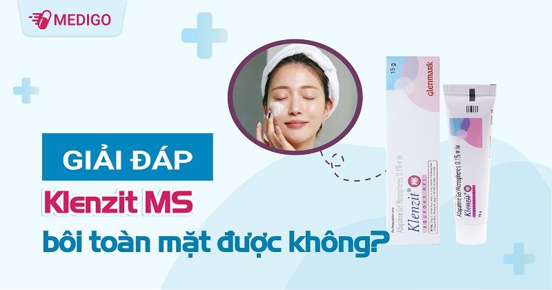 Klenzit MS bôi toàn mặt được không?