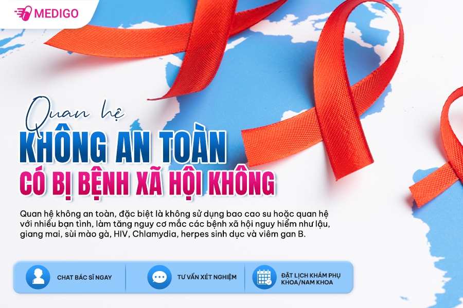 QUAN HỆ KHÔNG AN TOÀN CÓ BỊ BỆNH XÃ HỘI KHÔNG? DẤU HIỆU, NGUY CƠ VÀ CÁCH PHÒNG TRÁNH