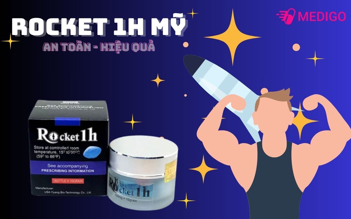 Rocket 1h Mỹ – Giải pháp hỗ trợ sinh lý nam tức thì, an toàn và hiệu quả