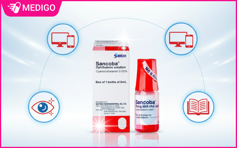 Tác dụng của Sancoba: Thuốc nhỏ mắt hỗ trợ cải thiện thị lực