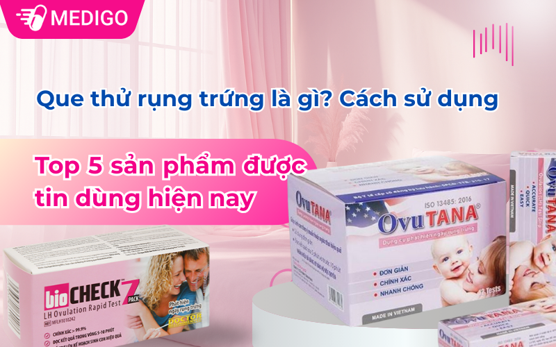 Que thử rụng trứng là gì? Cách sử dụng và top 5 sản phẩm được tin dùng hiện nay
