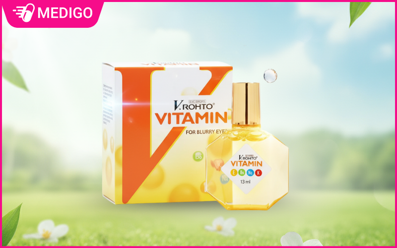 Thuốc nhỏ mắt V.Rohto Vitamin - Công dụng, hướng dẫn sử dụng & lưu ý