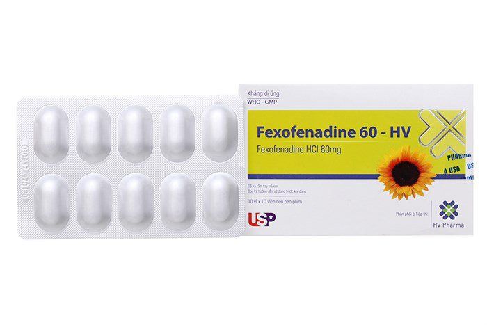 Thuốc uống sổ mũi cho bé Fexofenadin