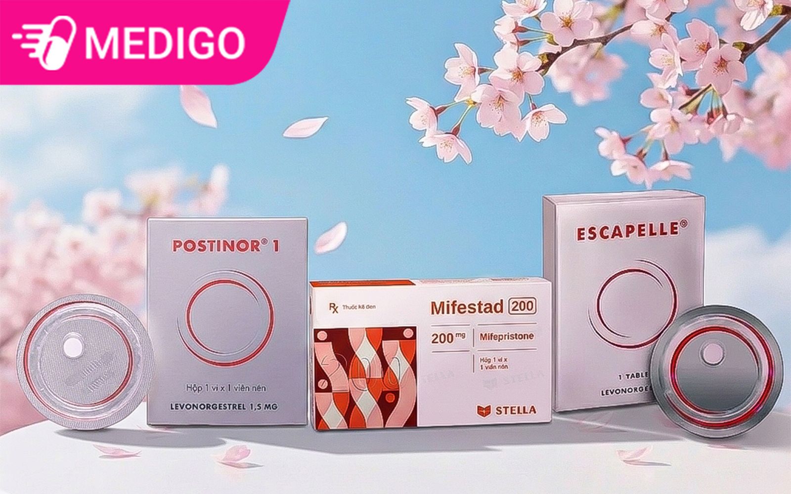 THUỐC TRÁNH THAI KHẨN CẤP LOẠI NÀO TỐT NHẤT? SO SÁNH ESCAPELLE, POSTINOR, MIFESTAD