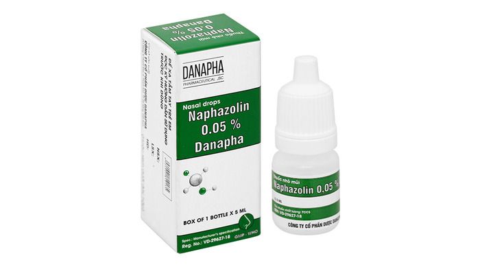 Thuốc nhỏ mũi cho bé Naphazolin