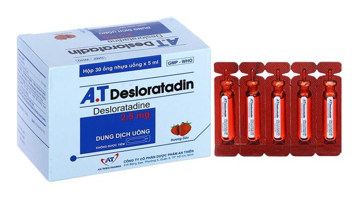 Thuốc trị sổ mũi cho trẻ em Desloratadin