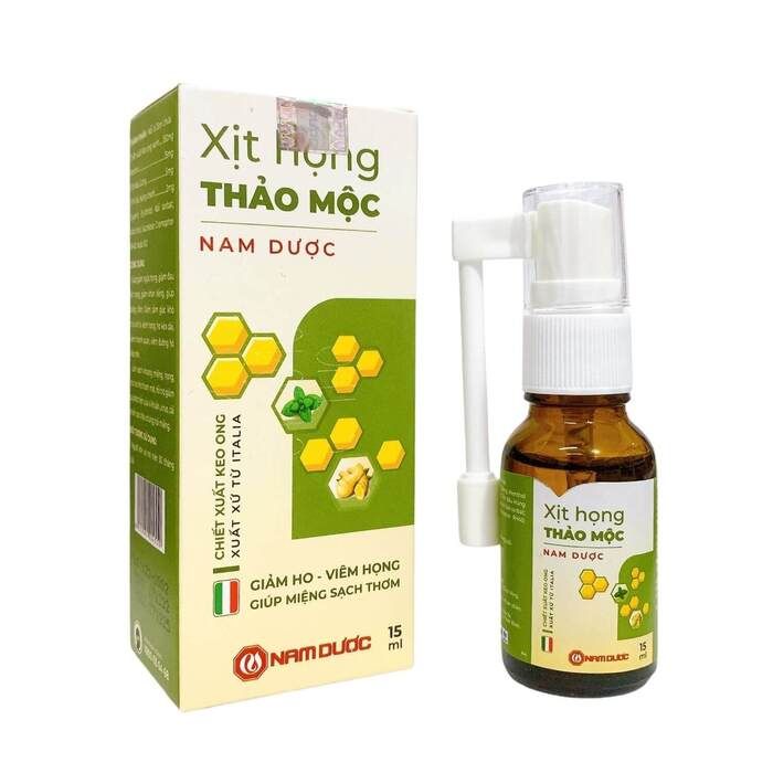 thuốc xịt họng cho bà bầu