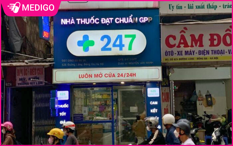 Top nhà thuốc 24H mở cửa 24/7 tại Hà Nội
