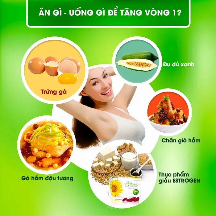 uống bảo xuân có tăng vòng 1 không