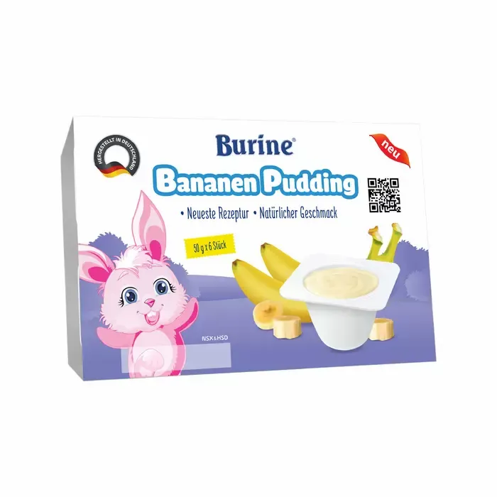 váng sữa cho bé 6 tháng burine bananen pudding